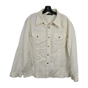 Vintage Lee Denim Jacket Men L Workwear Utility Chore West Cal. 45 Dagger Collar